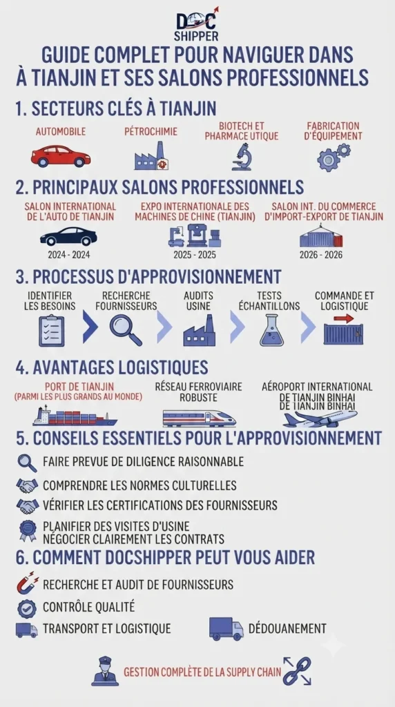 Approvisionnement à Tianjin | Où ? Quand ? Comment ? [GUIDE COMPLET]