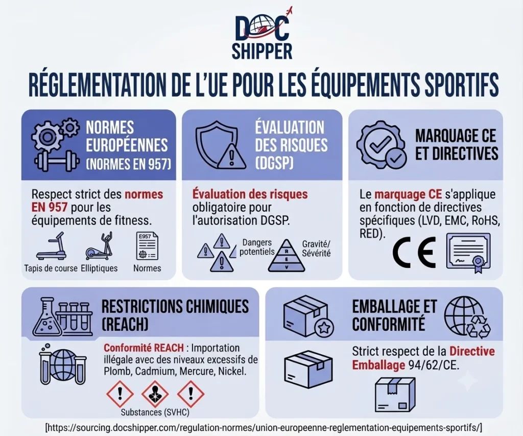 Réglementation des équipements sportifs dans l’UE