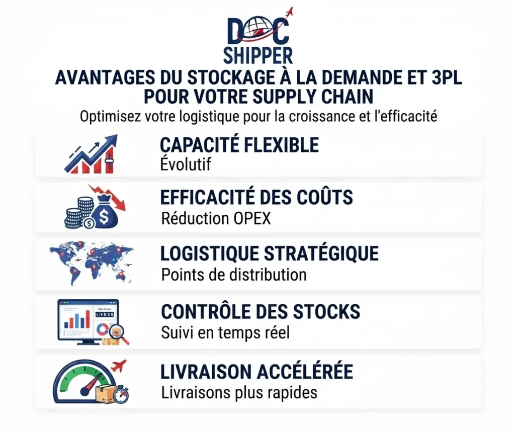 Stockage à la demande et Service en 3PL