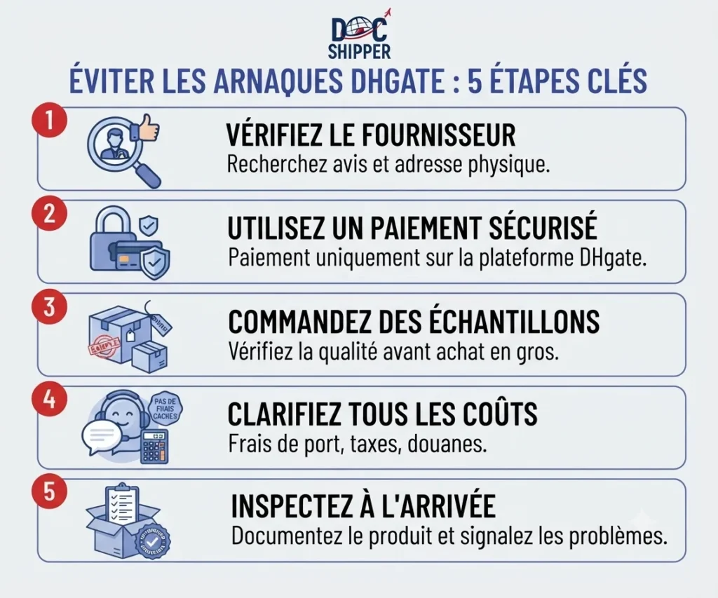 Arnaque sur DHgate
