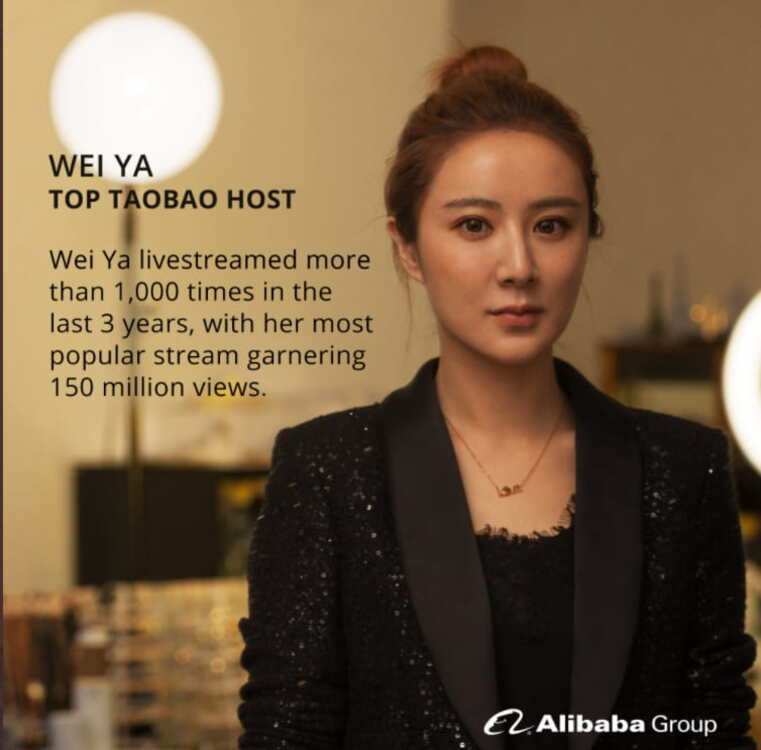 Weiya-taobao-live-host