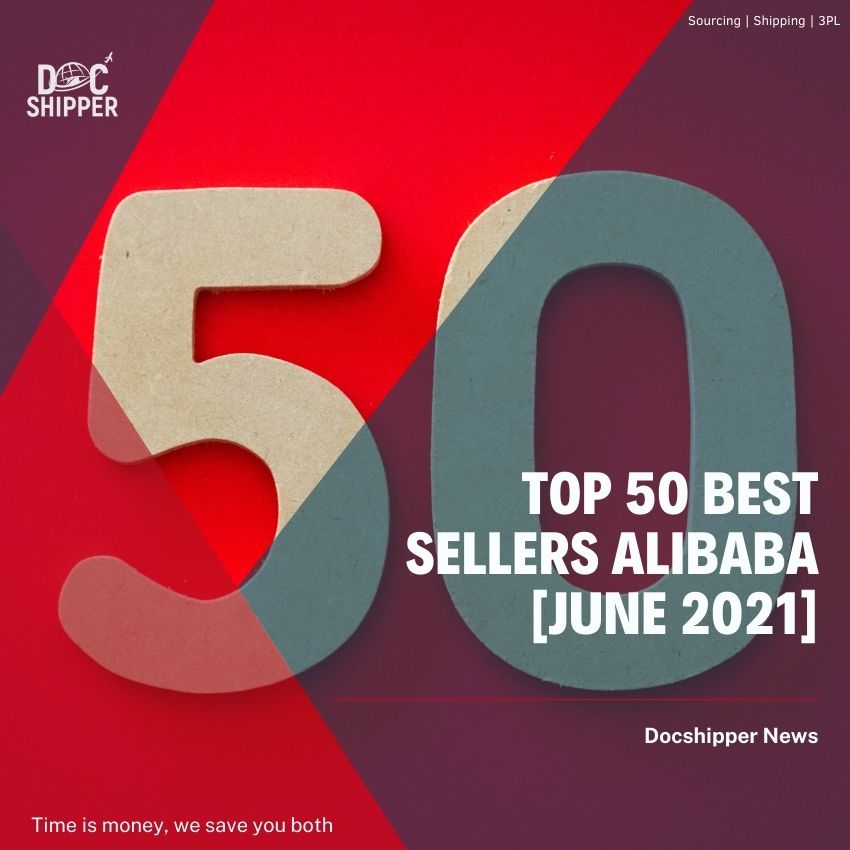 Top 50 best sellers Alibaba Sept 2021