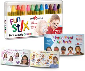 crayons peinture visage