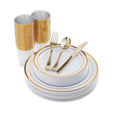 dinner plate cutlery disposable tableware