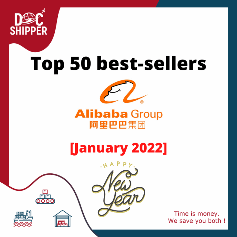 Top 50 bestsellers Alibaba [January 2022] DocShipper