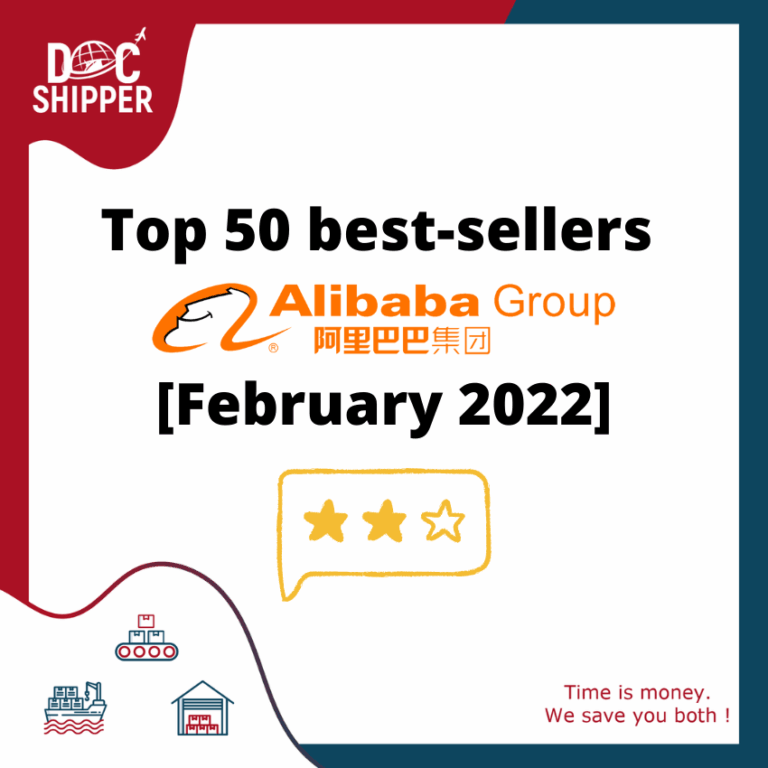 Top 50 bestsellers Alibaba [February 2022] DocShipper