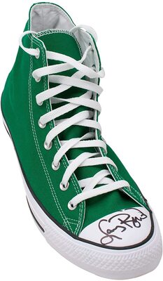 Sports Integrity Retail Signed Right Green Chuck Taylor Shoe
