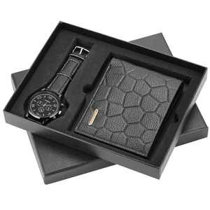 Watch gift box with a wallet