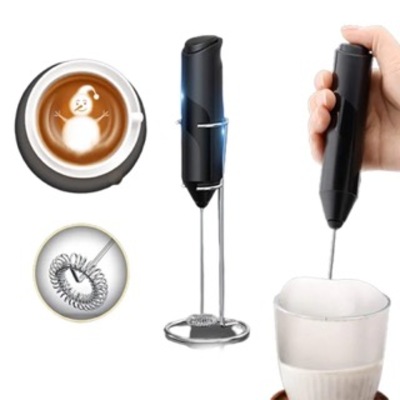 Handheld electric coffee mixer