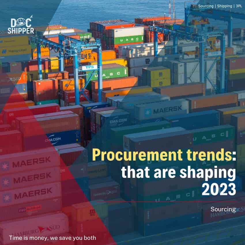 Procurement trends that are shaping 2023
