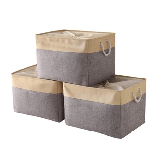 Square canvas jeans collection box home stor