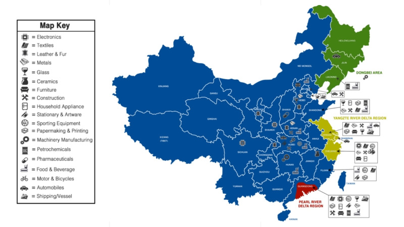 Wholesale markets distribution in China