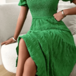 eco-friendly green dress 