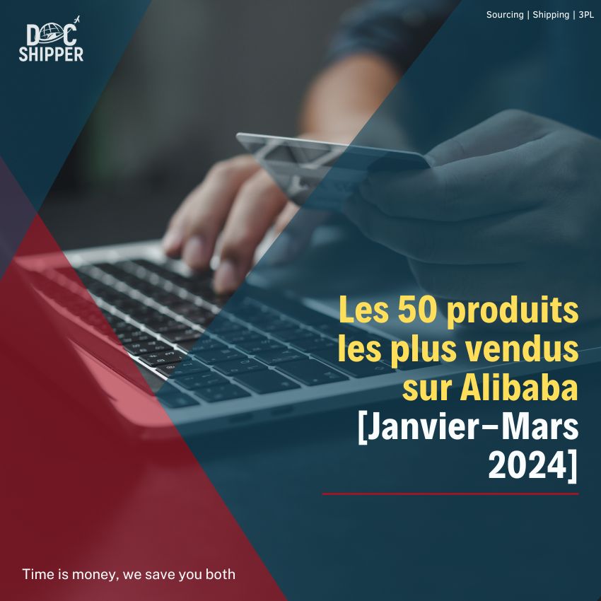 Les 50 produits les plus vendus sur Alibaba (Janvier-Mars 2024)
